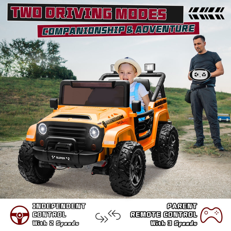 Kids Electric Ride-On Truck 24V 9AH Battery 4WD/2WD Multi-Color Power Car