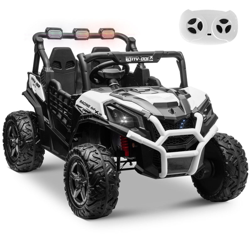 Electric Kids Ride-On 4WD/2WD UTV Truck with 24V Power, Bluetooth, and Music Features
