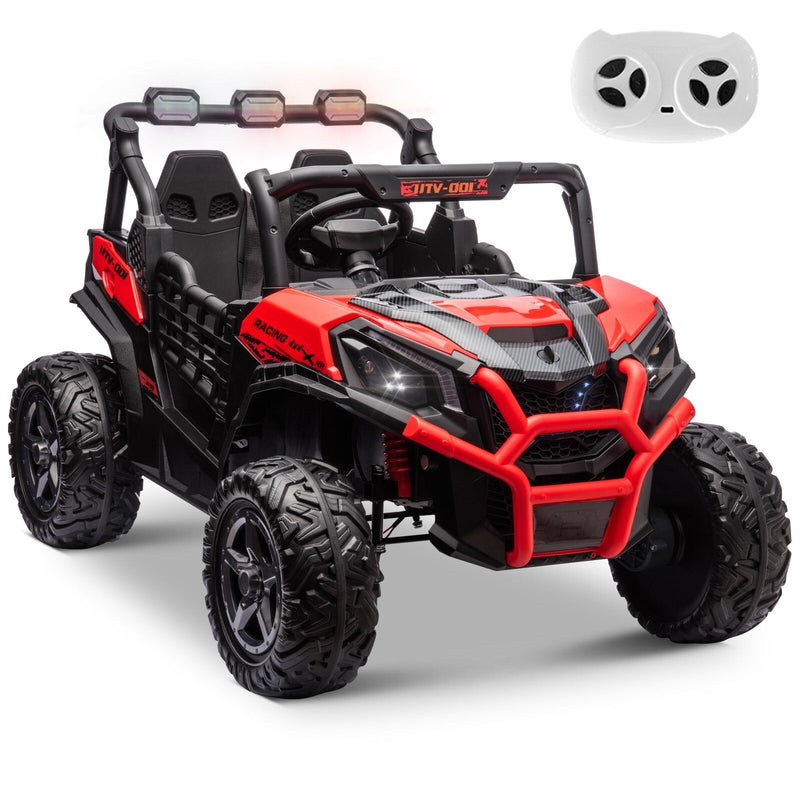 Kids Electric Ride-On UTV Truck 24V with 4WD/2WD and Remote Control Power Wheels