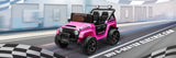 Kids Electric Ride-On Truck Car 24V 9AH Battery with 4WD/2WD Power - Purple