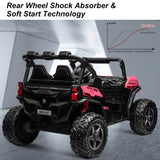 Kids Electric Ride-On UTV Truck with 24V Power, 4WD/2WD and Remote Control