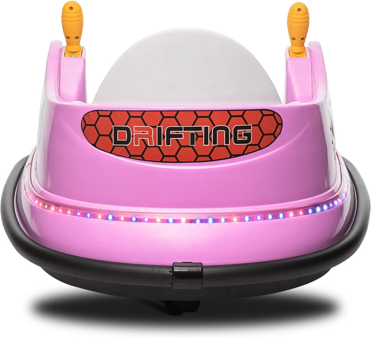 12V Kids Ride-On Bumper Car with Remote Control, 360° Spin and Flashing Lights for Toddlers