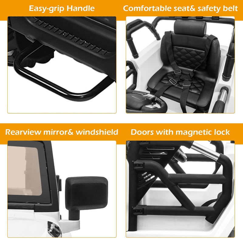 Kids 12V Electric Ride-On Truck with Remote Control and Built-in Music