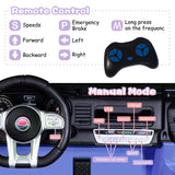 Kids 12V Electric Ride-On Jeep Truck with Remote Control and Powerful Battery