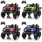 12V Electric Kids Ride-On Truck with Remote Control and 2 Seats
