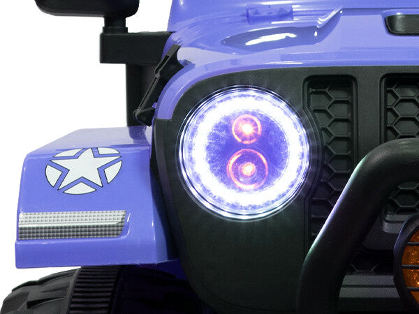 12V Electric Ride-On Jeep Truck for Kids, 2-Seater with 3 Speeds and Remote Control