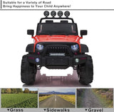 12V Electric Ride-On Pickup Truck for Kids with 3 Speeds and Remote Control