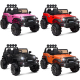 12V Electric Ride-On Pickup Truck for Kids with 3 Speeds and Remote Control