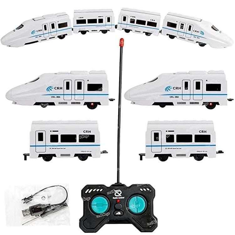 4 Toyz Kids Express Train with Remote Control, Lights, Sounds, and Rechargeable Battery