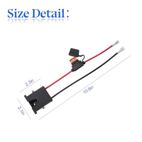 Zipelo Automotive Wire Harness Connector Compatible with Power Wheels Secure Fit