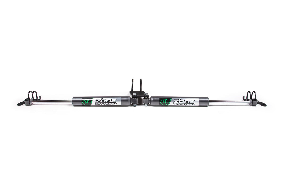 Dual Steering Stabilizer Kit w/ Shocks | Jeep Wrangler JL (18-26) and Gladiator JT (20-26) Zone Offroad