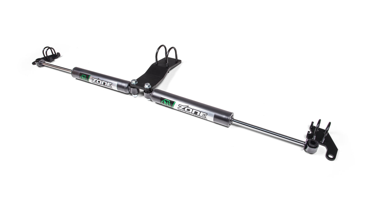 Dual Steering Stabilizer Kit w/ Shocks | Jeep Wrangler JL (18-26) and Gladiator JT (20-26) Zone Offroad