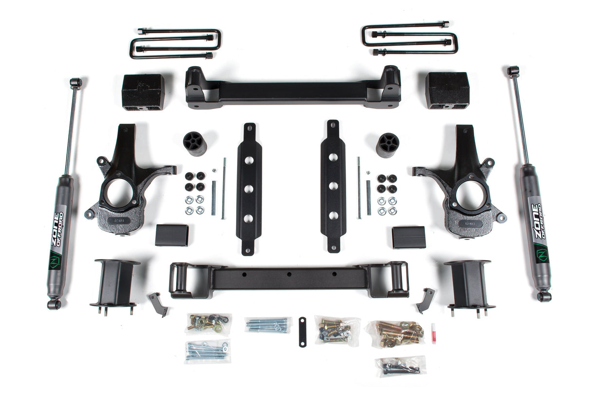 6.5 Inch Lift Kit | Chevy Silverado & GMC Sierra 1500 (14-18) 2WD Zone Offroad