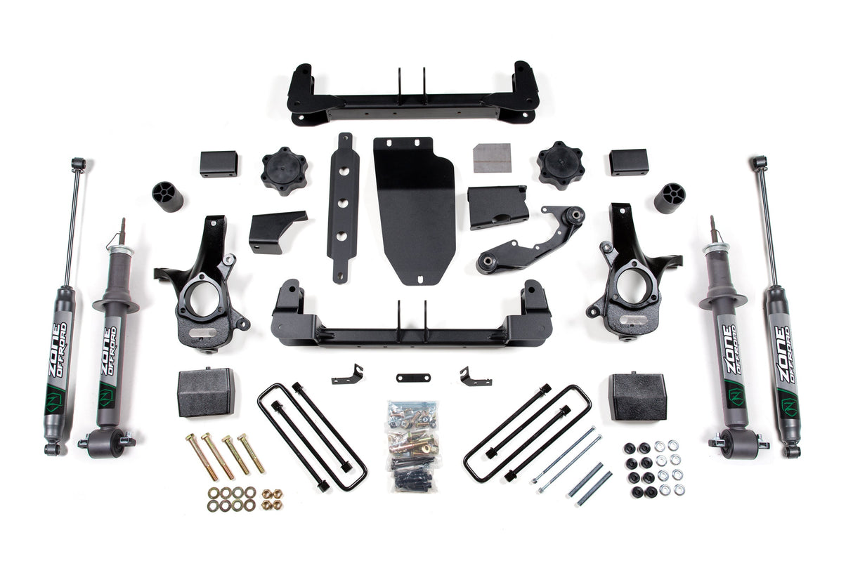 6.5 Inch Lift Kit | Chevy Silverado & GMC Sierra 1500 (14-18) 4WD Zone Offroad