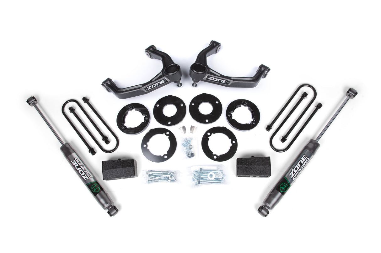 1.75 Inch Lift Kit | Chevy Silverado & GMC Sierra 1500 AT4 & Trail Boss (25-26) Zone Offroad