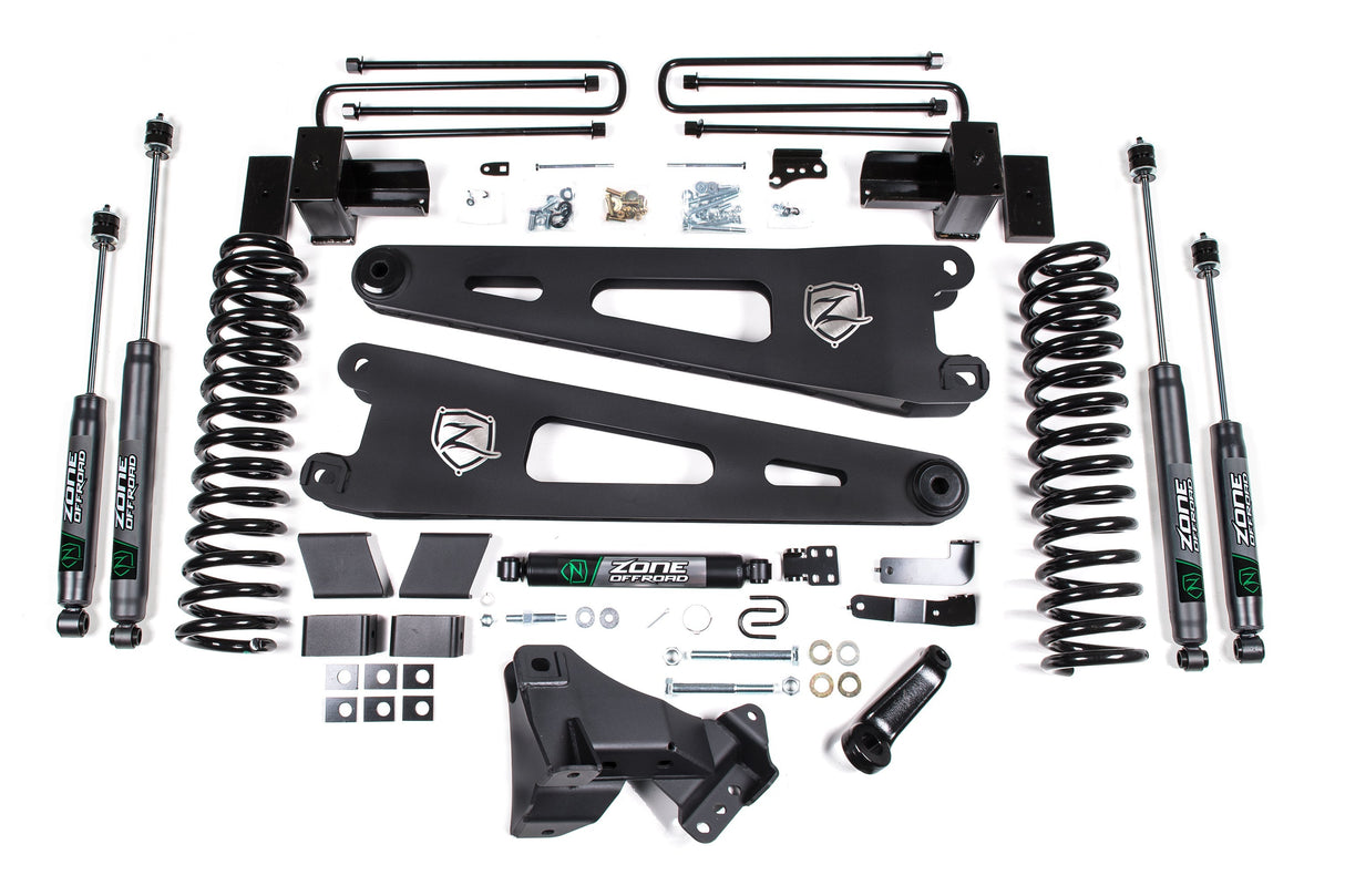 4 Inch Lift Kit w/ Radius Arm | Ford F250/F350 Super Duty (17-19) 4WD | Gas Zone Offroad