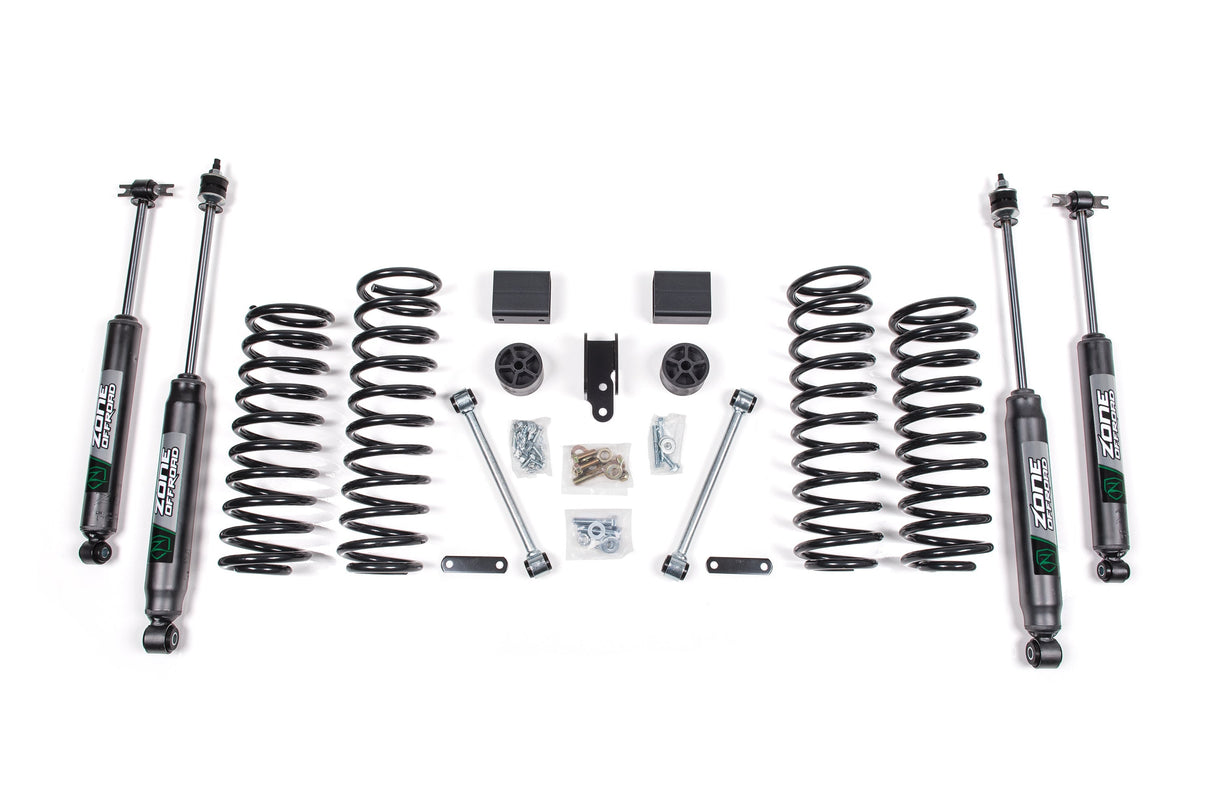 3 Inch Lift Kit | Jeep Wrangler JK (12-18) 4-Door Zone Offroad