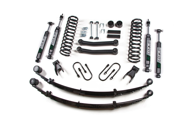 4.5 Inch Lift Kit w/ Springs | Jeep Cherokee XJ (84-01) Zone Offroad