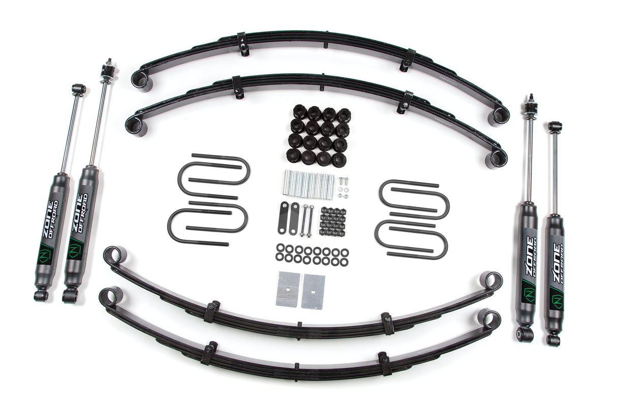 2 Inch Lift Kit | Jeep Wrangler YJ (87-95) Zone Offroad