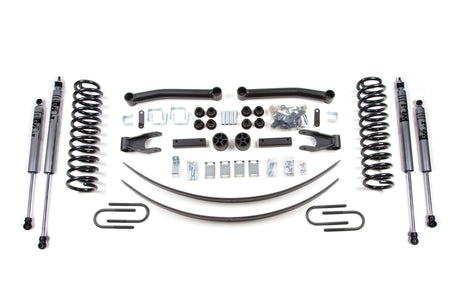 4.5 Inch Lift Kit | Jeep Commanche MJ (86-92) Zone Offroad