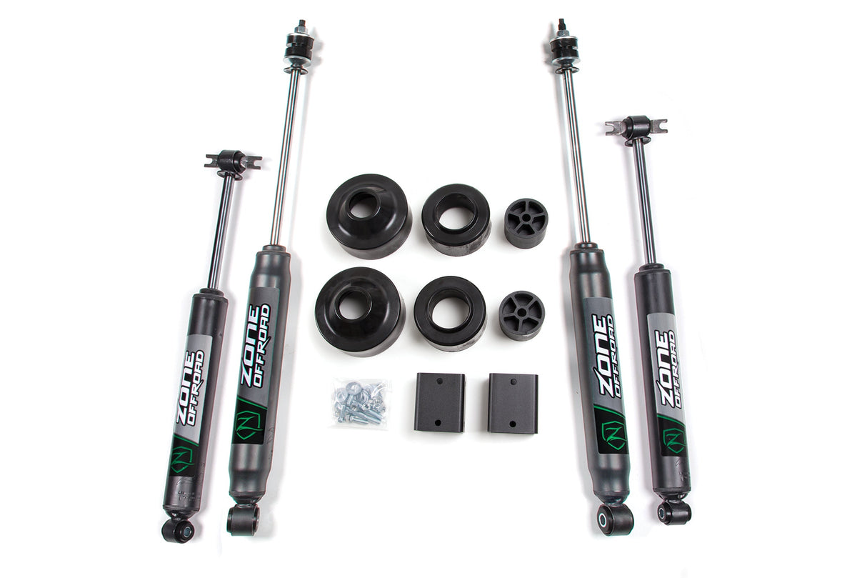 2 Inch Lift Kit | Jeep Wrangler JK (12-18) Zone Offroad