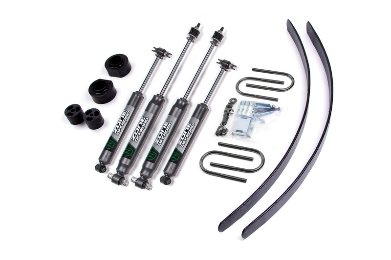 2 Inch Lift Kit | Jeep Cherokee XJ (84-01) Zone Offroad