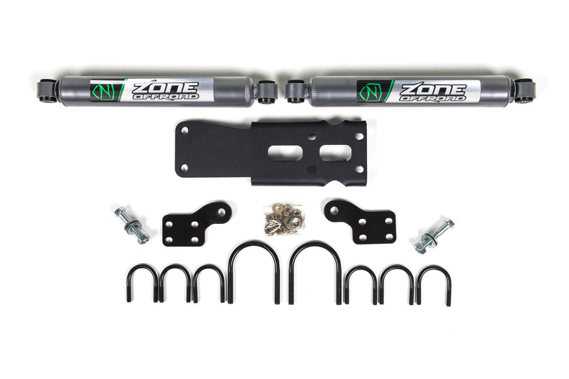 Dual Steering Stabilizer Kit w/ Shocks | Jeep Wrangler JK (07-18) Zone Offroad