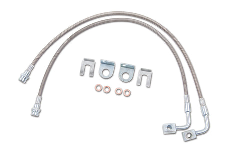Front Brake Lines | Fits 4-6" Lift | Jeep Wrangler JK (07-18) Zone Offroad