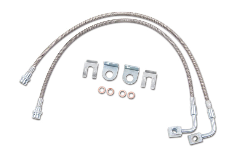 Front Brake Lines | Fits 4-6" Lift | Jeep Wrangler JK (07-18) Zone Offroad