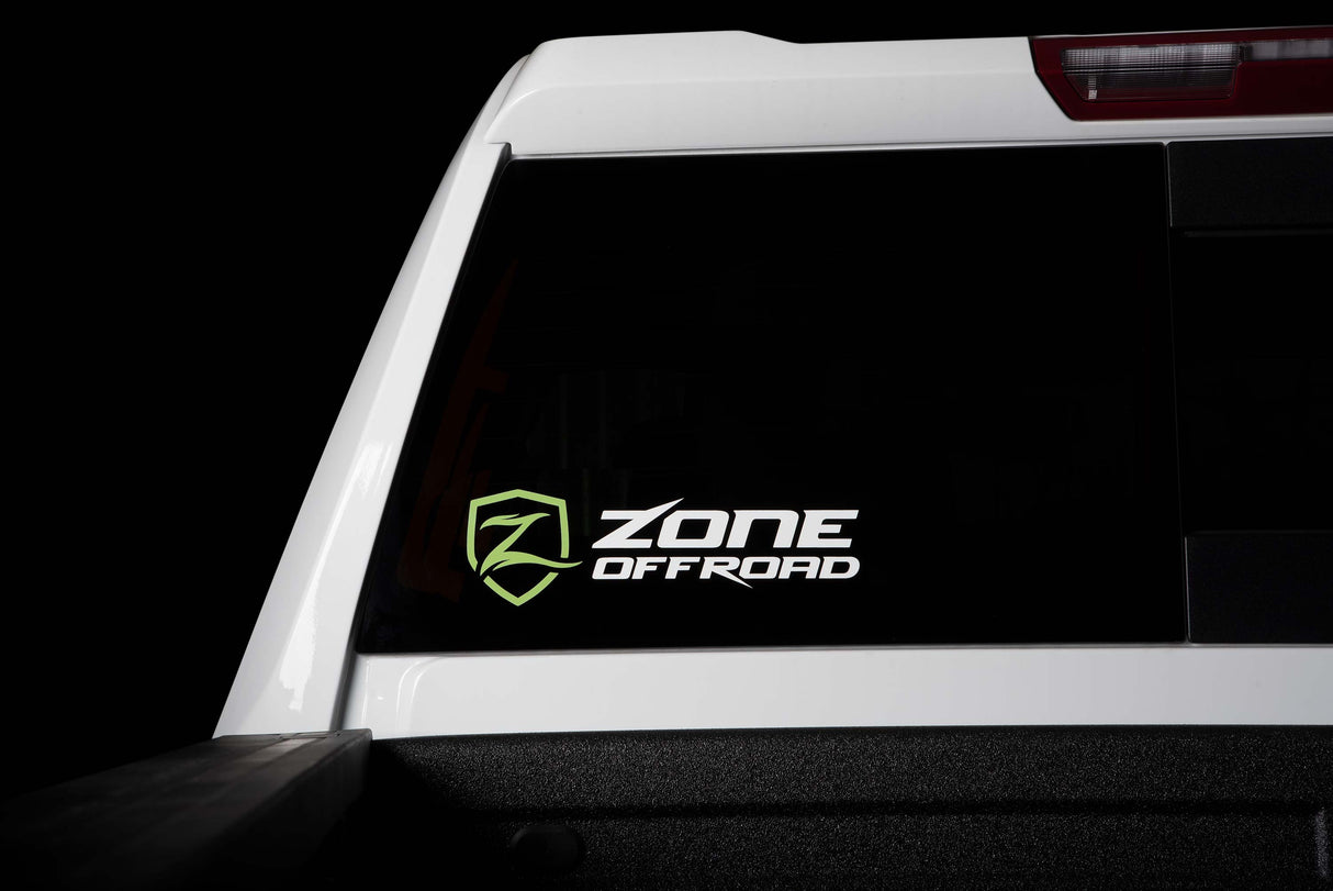 Zone Vinyl Logo Decal - Green + White Zone Offroad