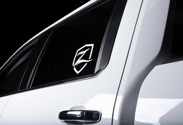 Zone Vinyl Logo Decal - White Zone Offroad