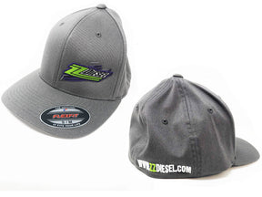 ZZ Diesel Flexfit Hat S/M Charcoal Gray ZZ Diesel
