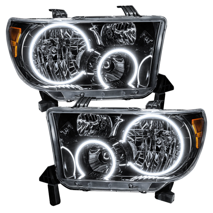 Oracle 07-11 Toyota Tundra Pre-Assembled Headlights - Black Housing - w/ BC1 Controller SEE WARRANTY