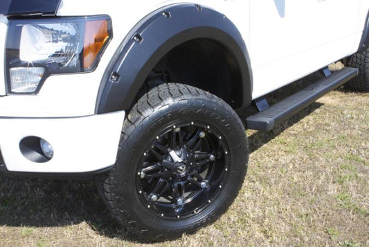 Lund 14-17 Toyota Tundra RX-Rivet Style Smooth Elite Series Fender Flares - Black (4 Pc.)