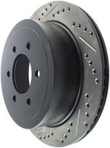 StopTech 04-09 Ford F150 / 06-08 Lincoln Mark LT Rear Right Slotted & Drilled Rotor