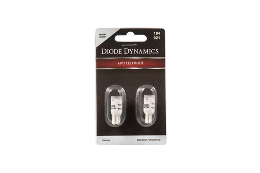 Diode Dynamics 194 LED Bulb HP3 LED Warm - White Short (Pair)