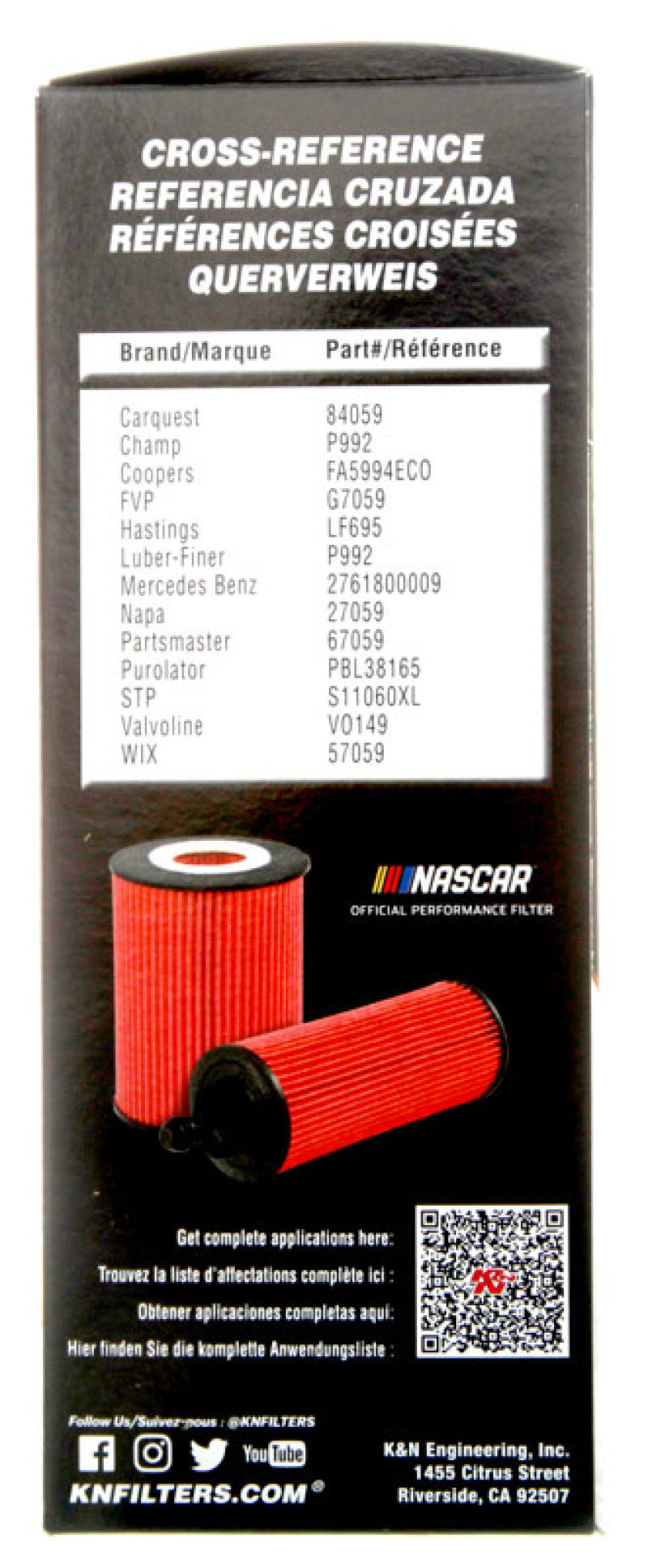 K&N 2020 Mercedes-Benz C43 AMG Oil Filter