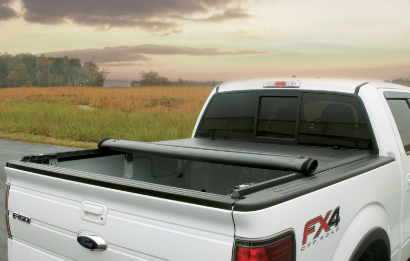 Lund 93-98 Ford Ranger Splash Flareside (6ft. Bed) Genesis Roll Up Tonneau Cover - Black