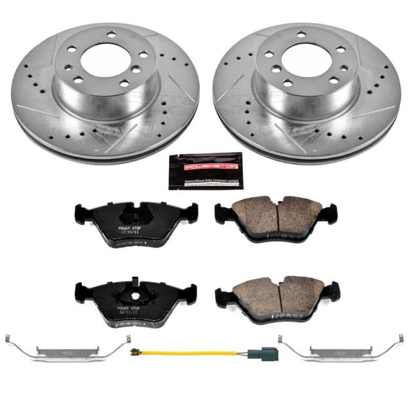 Power Stop 1989 BMW 525i Front Z23 Evolution Sport Brake Kit