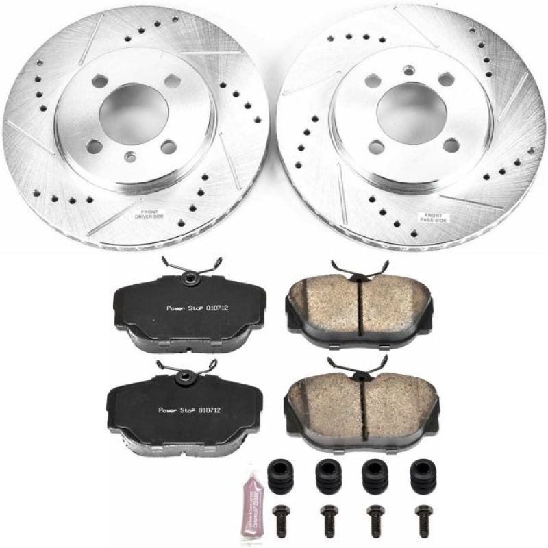 Power Stop 91-92 BMW 318i Front Z23 Evolution Sport Brake Kit