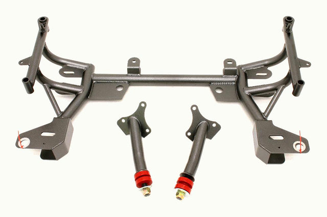 BMR 93-02 F-Body K-Member w/ Turbo SBC/BBC Motor Mounts and STD. Rack Mounts - Black Hammertone BMR Suspension