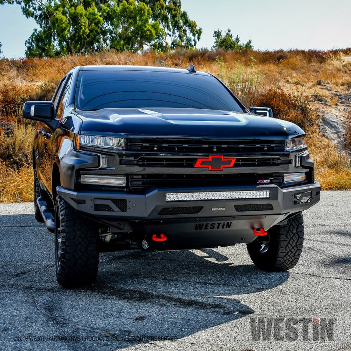 Westin 19-21 Chevrolet Silverado 1500 Pro-Mod Front Bumper - Tex. Blk