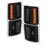 xTune Chevy Suburban 94-98 4 pcs Corner Lights Smoked CCL-JH-CCK88-SM-AM