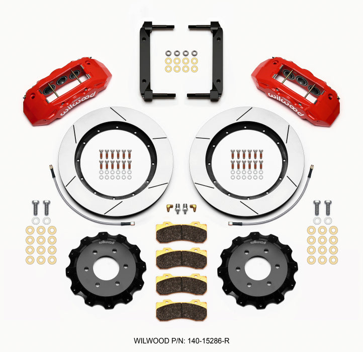 Wilwood TX6R Front Kit 15.50in Red 2004-08 Ford F150 - 4WD