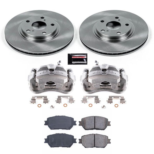 Power Stop 02-04 Toyota Camry Front Autospecialty Brake Kit w/Calipers