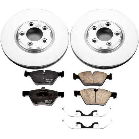 Power Stop 2005 Jaguar S-Type Front Z17 Evolution Geomet Coated Brake Kit