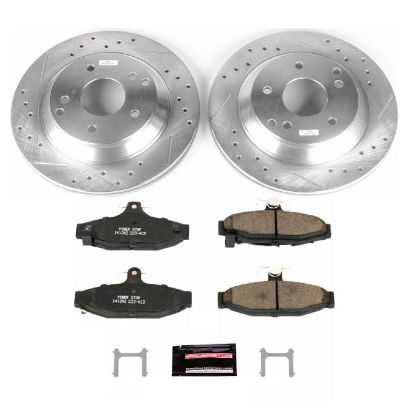 Power Stop 88-96 Chevrolet Corvette Rear Z23 Evolution Sport Brake Kit