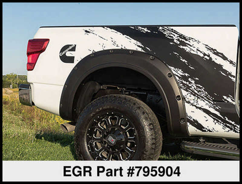 EGR 16+ Nissan Titan XD Bolt-On Look Fender Flares - Set