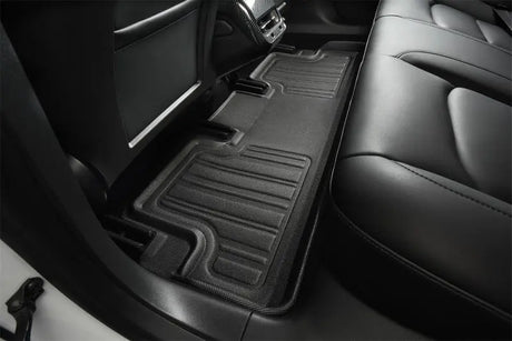3D MAXpider 17-21 Tesla Model X Folding 7-Seat Elitect 1st 2nd 3rd Row - Floor Mat Set (Black) 3D MAXpider