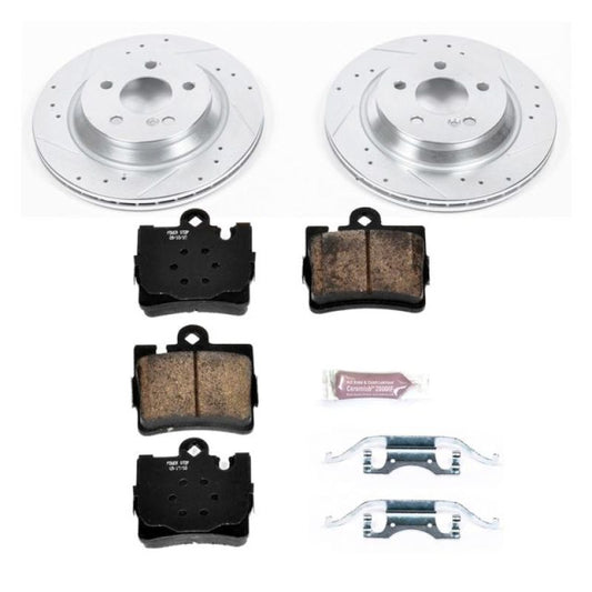 Power Stop 00-03 Mercedes-Benz CL500 Rear Z23 Evolution Sport Brake Kit